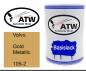 Preview: Volvo, Gold Metallic, 105-2: 500ml Lackdose, von ATW Autoteile West.